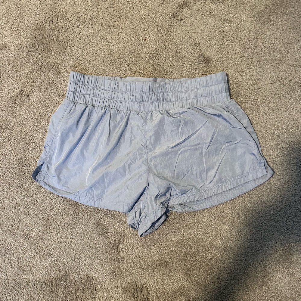 Varley Light Blue Athletic Shorts